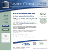 Tablet Screenshot of bankers-capital.com
